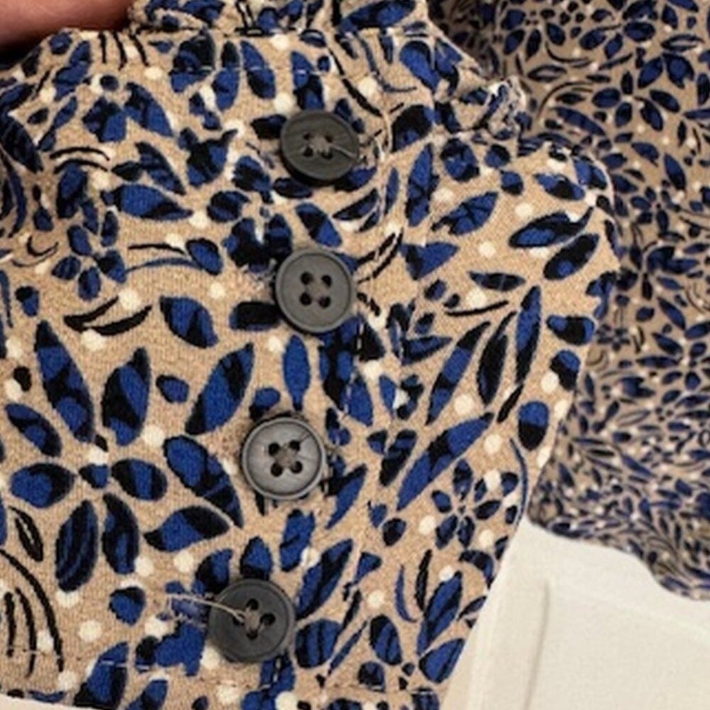 Boden Patterned Blouse, Size 10 - image 4